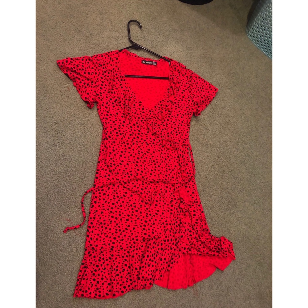 Boohoo Dalmatian Dress